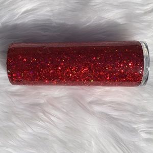 Custom glitter tumbler